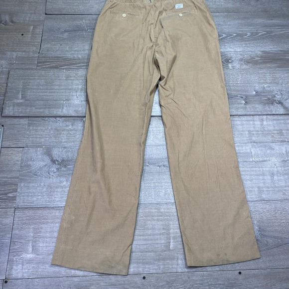 Vineyard Vines Corduroy Pants Mens 36x34 Beige Straight Leg Chino Casual - Picture 6 of 10